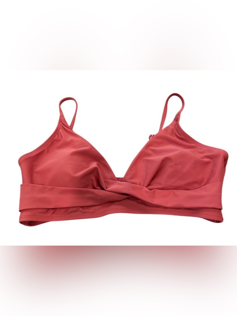 NWT Cupshe women’s Large burnt orange swimsuit top